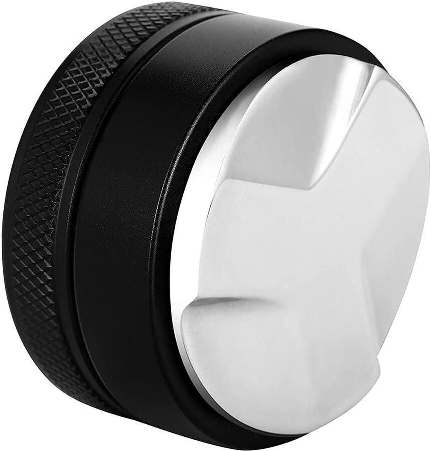 Allecto Plus Espresso Distributeur 51mm met Verstelbare Hoekige Hellingen Geschikt voor Delonghi Dedica Portafilter
