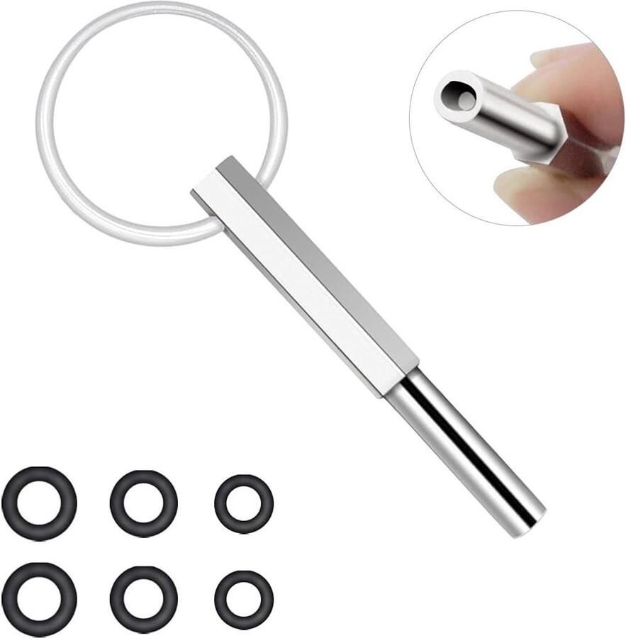 Allecto Plus Ovale kopsleutel met sleutelring voor koffiemachine Compatibel met Jura Krups en AEG Handig reparatiegereedschap