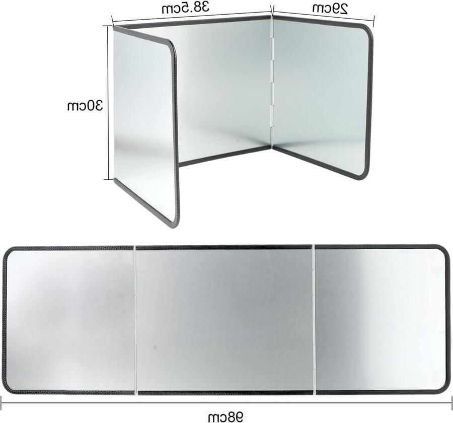 Allecto Plus Spatwand Keuken Kookplaat Bescherming & Spatwand voor Muur met Windscherm Gasfornuis Antiaanbaklaag Oliebescherming Opvouwbaar Makkelijk te Reinigen (Spatwand Klein)