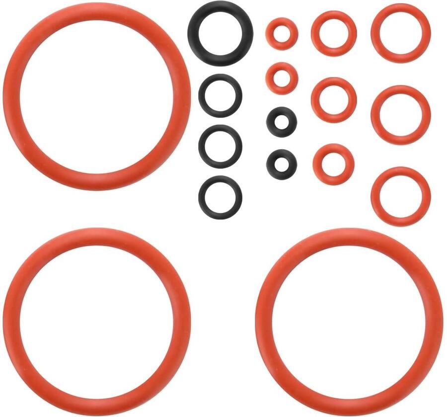 Allecto premium 17-delige O-ring Onderhoudsset voor Koffiemachines Compatibel met merken