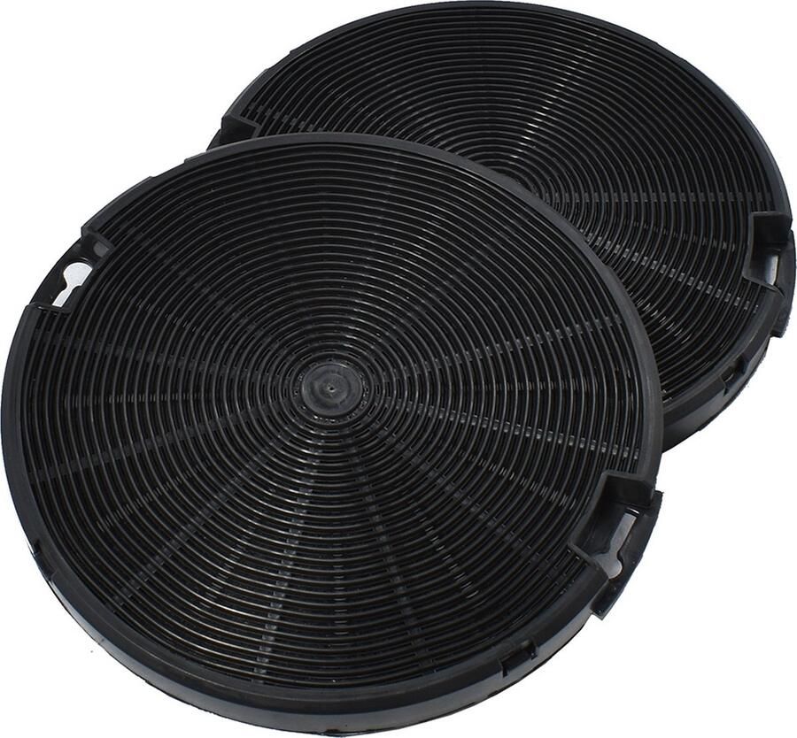 AllSpares Koolstoffilter (2st.) voor afzuigkappen geschikt voor Ikea NYTTIG FIL 400 Electrolux Zanussi EFF75 ETNA ATAG 724648 ACC93 en Faber 112.0067.942 (Ø153mm)
