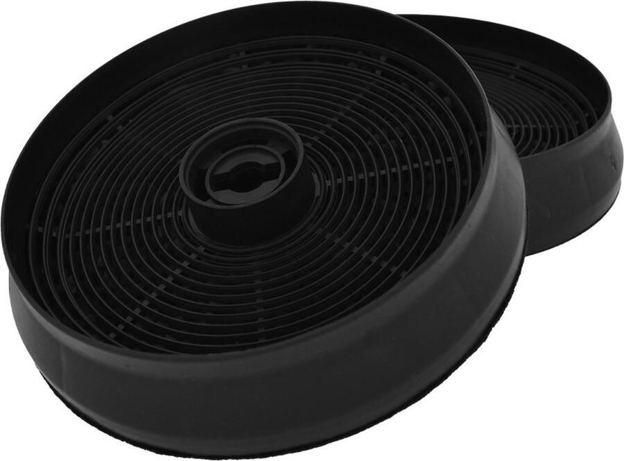 AllSpares Koolstoffilter (2St.) voor afzuigkappen geschikt voor o.a. ATAG ACC919 ETNA REC10 en WPRO Type 145 AMC145 (Ø131mm)