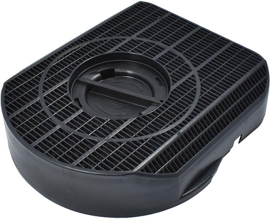 AllSpares Koolstoffilter (2x) voor afzuigkappen geschikt voor o.a. AEG Whirlpool Elica Type 200 CHF200 1 E3CFE200 F00169 1S Bosch Siemens Neff (00)488747 Ikea NYTTIG FIL 554 Electrolux MCFE14 9029800605 (205x180x48mm)