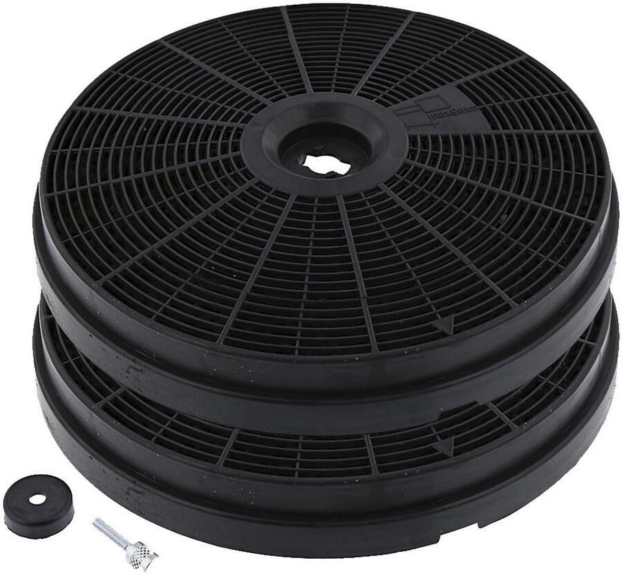 AllSpares Koolstoffilter voor Afzuigkap geschikt voor Bosch 665713 00665713 (Ø200mm)