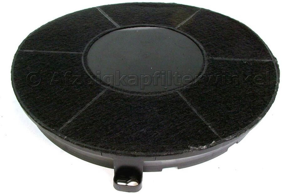 AllSpares Koolstoffilter voor afzuigkappen geschikt voor o.a. Elica Type 48 Type 37 Whirlpool AMC037 AEG-Electrolux MCFE06 9029800506 en ATAG ACC926 (Ø217mm)