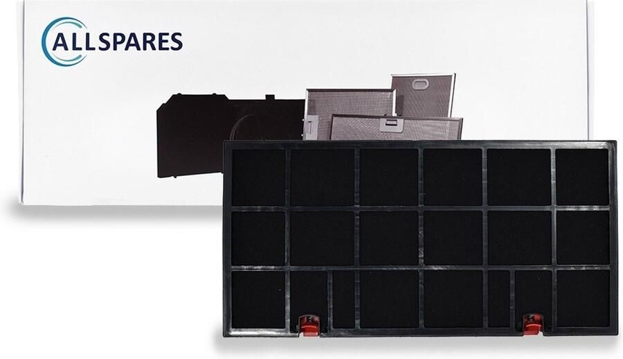 AllSpares Longlife Koolstoffilter voor afzuigkappen geschikt voor o.a. AEG Electrolux Type 150 (435x216x28mm)