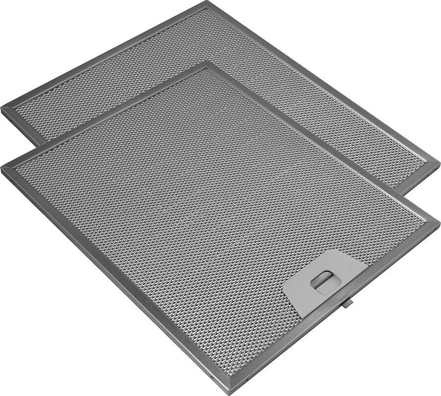 AllSpares Metaalfilter (2x) voor afzuigkappen geschikt voor AEG-Electrolux Zanussi 50248271004 en Faber 1330071330 (300x253x7mm)