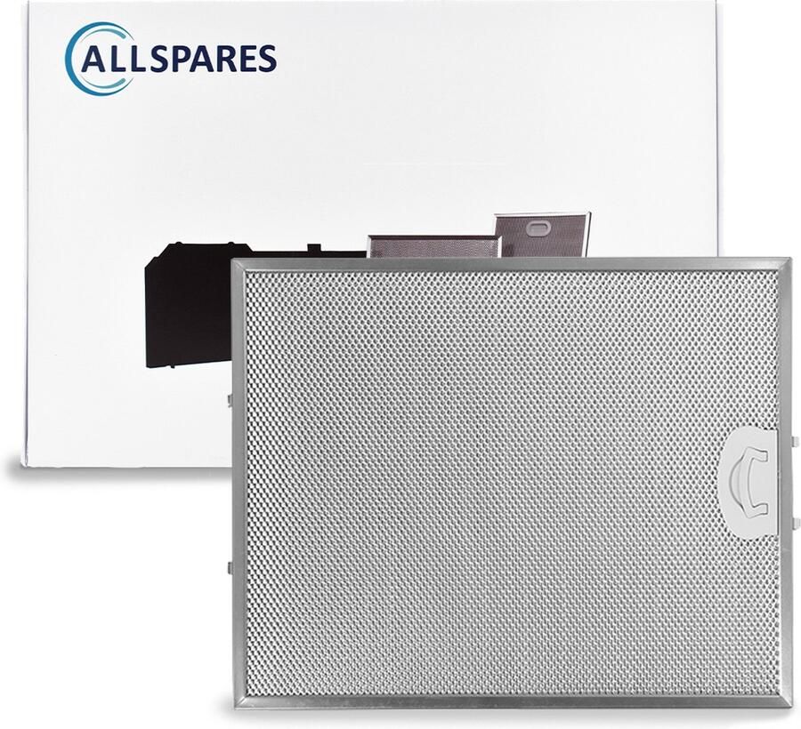 AllSpares Metaalfilter voor afzuigkappen geschikt voor ATAG en ETNA 288196 (352x284mm)