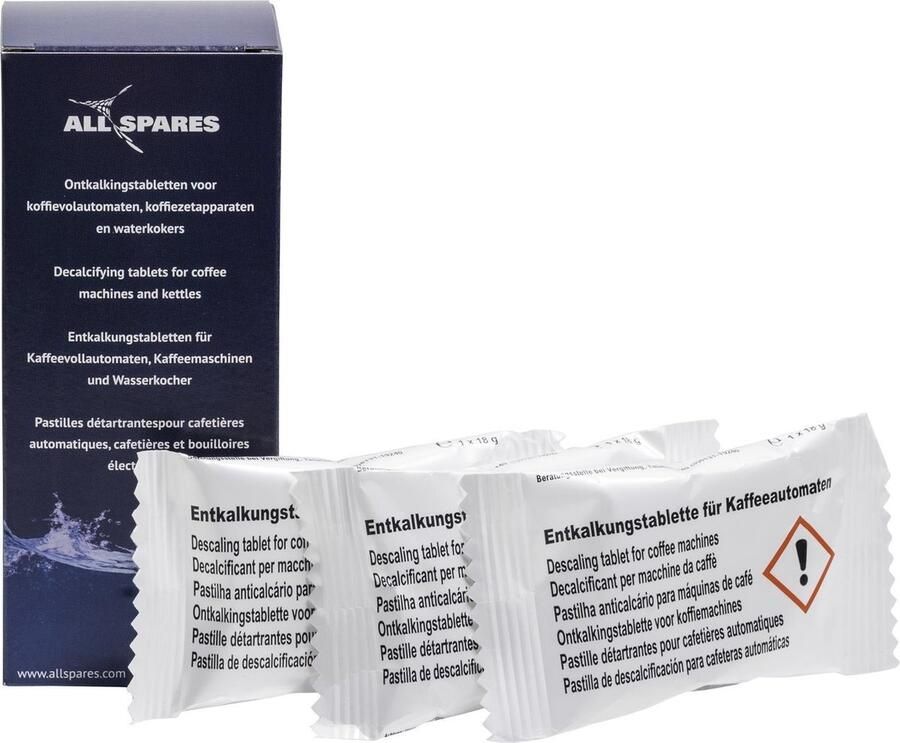 AllSpares Ontkalkingstabletten (6x) Bosch Siemens 310967 TZ6003 Ontkalkingstabletten van