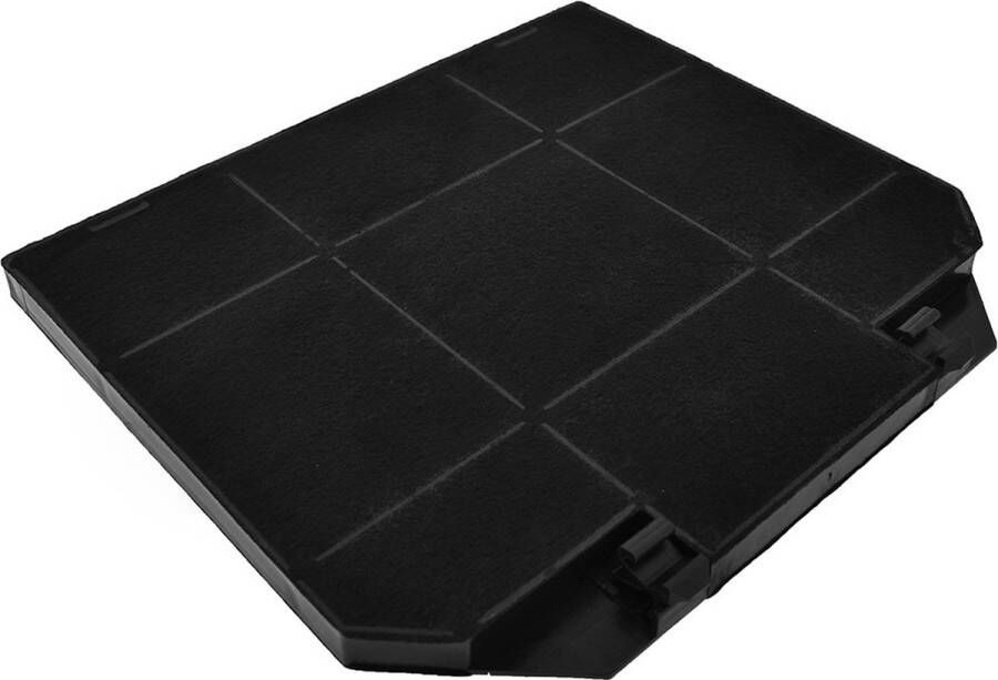 AllSpares Koolstoffilter (2x) voor afzuigkappen geschikt voor o.a. AEG-Electrolux Zanussi EFF72 MCFE04 9029800480 9029793636 Faber 112.0157.243 en Smeg KITFC161 (265x236x15mm)