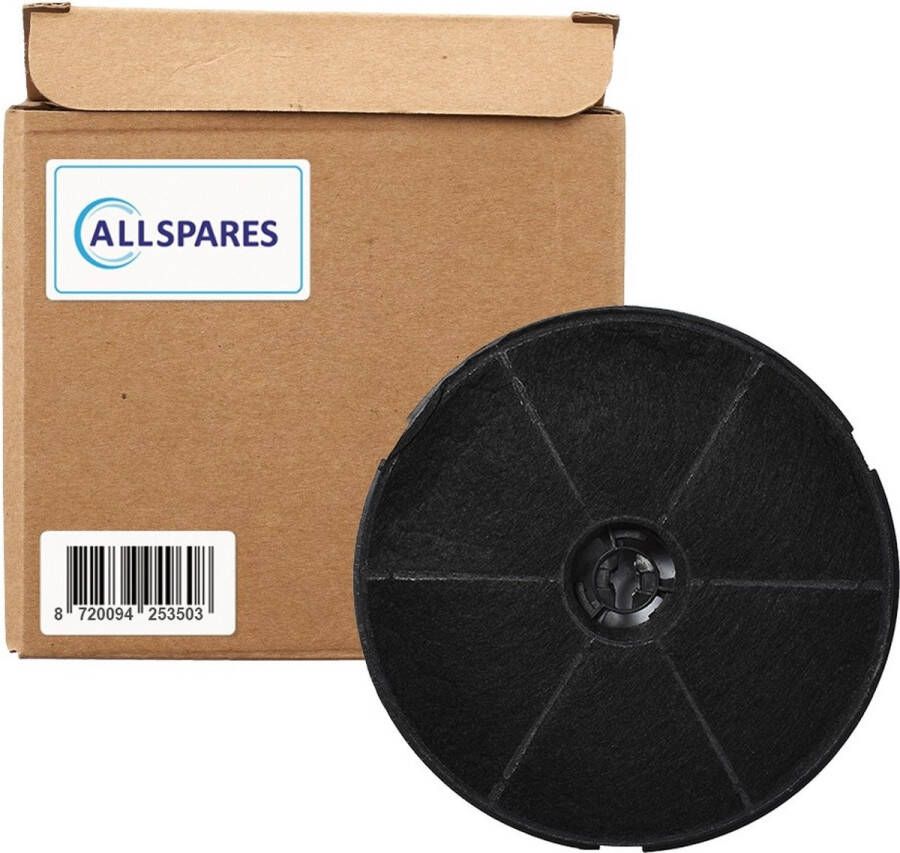 AllSpares Koolstoffilter voor afzuigkappen geschikt voor ATAG ACC917 31028 Etna 34468 Pelgrim KF67 (Ø193mm)