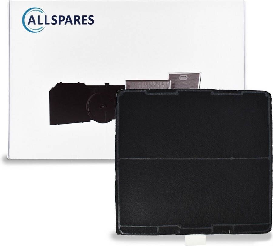 AllSpares Koolstoffilter voor afzuigkappen geschikt voor Bosch 11026769 DHZ5326 Siemens LZ53251 Neff Z5101X1 (231x214x21mm)