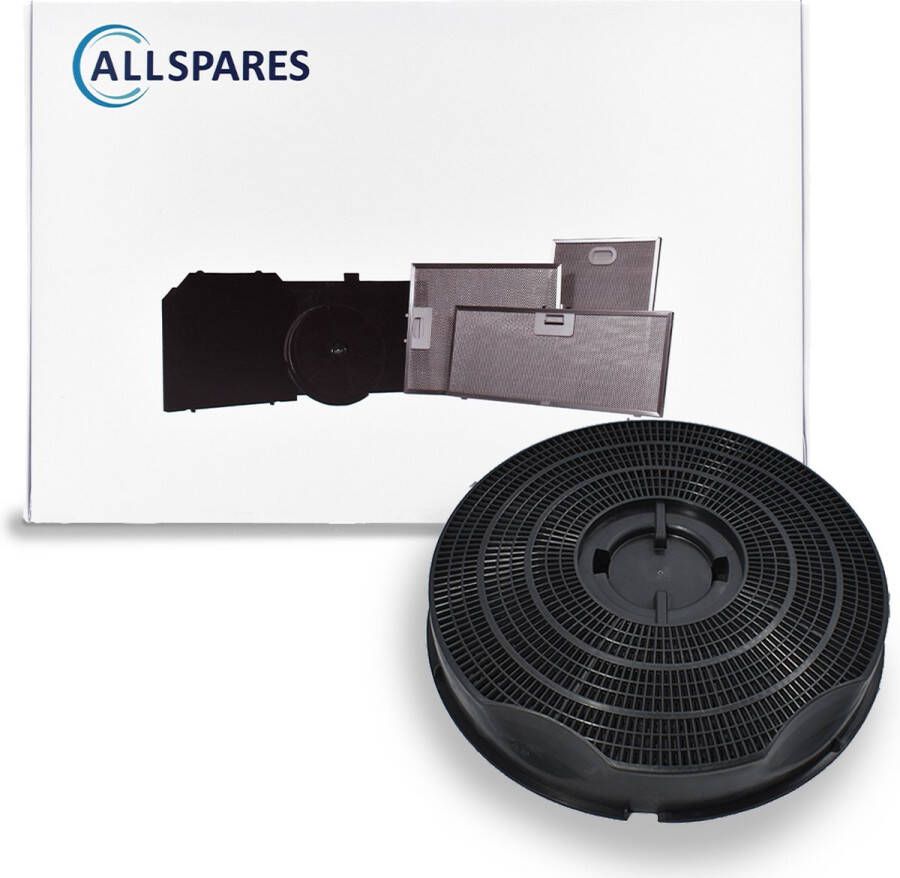 AllSpares Koolstoffilter voor afzuigkappen geschikt voor o.a. AEG-Electrolux MCFE13 9029800597 Type 30 Elica F00208 S en Whirlpool CHF30 (Ø238mm)