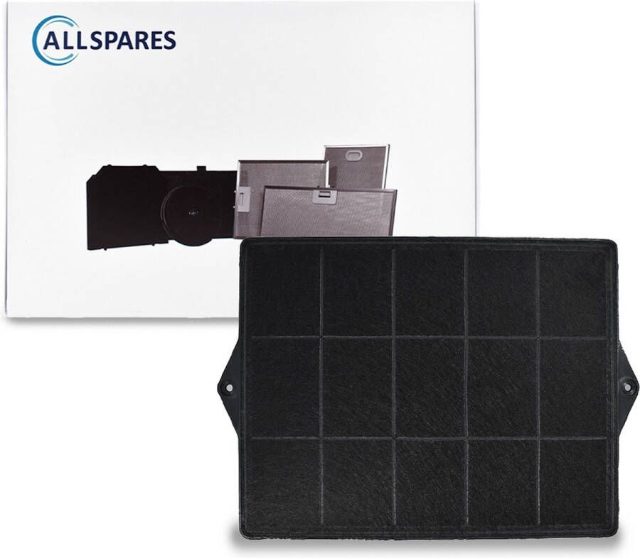 AllSpares Koolstoffilter voor afzuigkappen geschikt voor o.a. AEG-Electrolux Type 160 E3CFE160 Whirlpool I.KE.A. 484000008693 C00384275 Elica F00187 1 en Smeg KITFC160 (230x289x38mm)