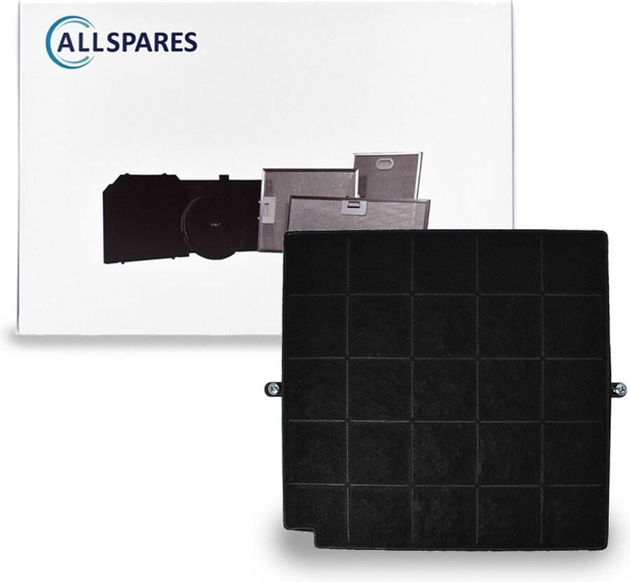 AllSpares Koolstoffilter voor afzuigkappen geschikt voor o.a. Airforce AFFCAF16CS F16 Bosch Siemens Neff 17000822 HEZ381700 Whirlpool AMC981 (256x261x16mm) - Foto 2