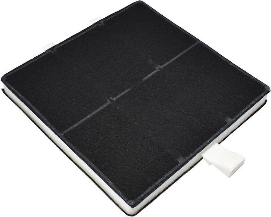AllSpares Koolstoffilter voor afzuigkappen geschikt voor o.a. Bosch 00360732 360732 DHZ5186 Siemens LZ51800 Neff Z5116X1 (222x222x22mm)