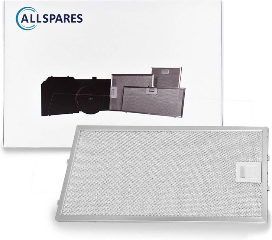 AllSpares Metaalfilter voor afzuigkappen geschikt voor Bosch Siemens Neff 00435204 435204 (350x164x6mm)