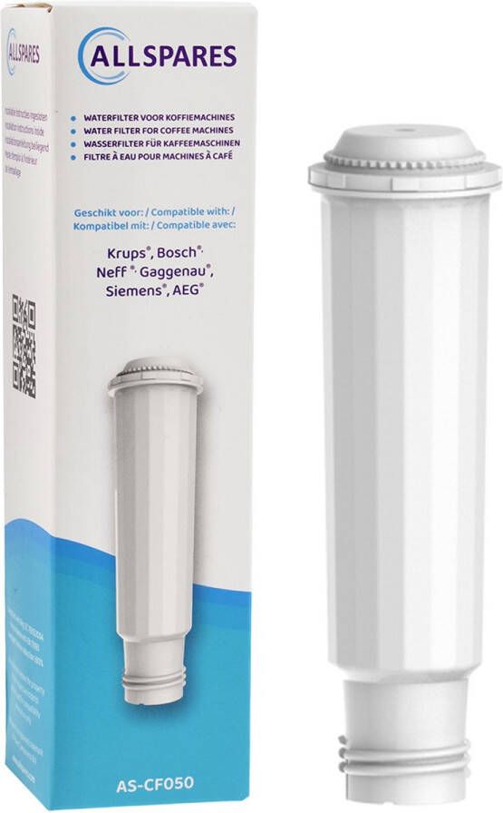 AllSpares Waterfilter geschikt voor o.a. Krups espressomachines vervangingsfilter voor Krups F088 en Bosch Siemens TCZ6003 TZ60003 - Foto 2