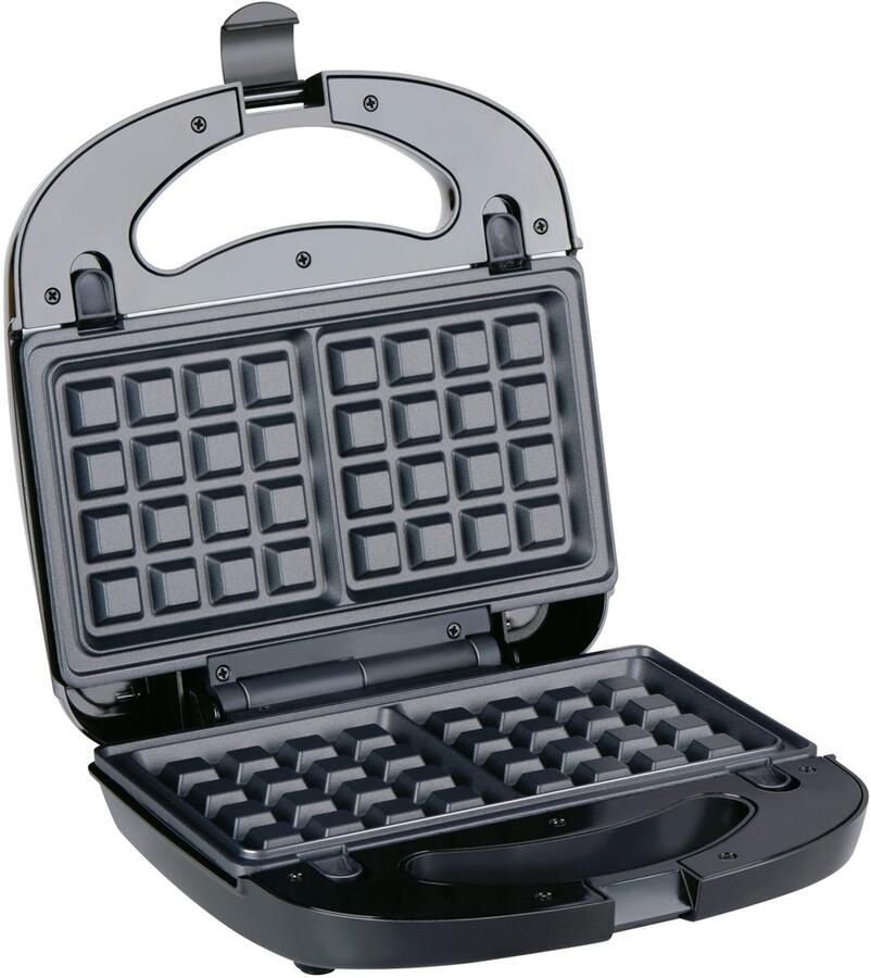 Alpina 3-in-1 Tosti- Wafel- en Grillapparaat Verwisselbare Platen Antiaanbaklaag