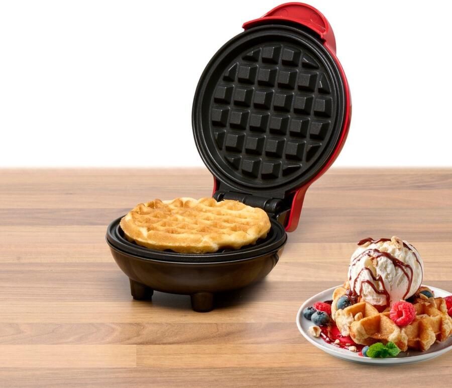Alpina Wafelmaker Compact Wafelijzer Anti-aanbaklaag 350W - Foto 2