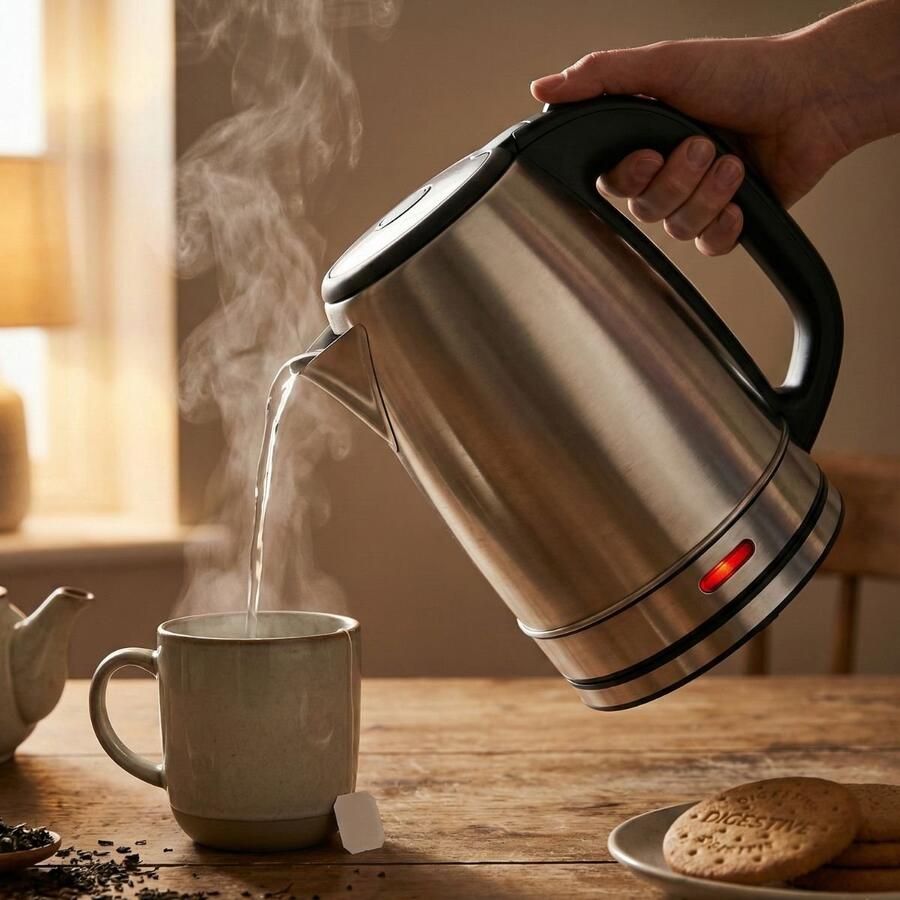 Alpina Waterkoker 1.7L Water Koker 2200W RVS 360° Draaibaar