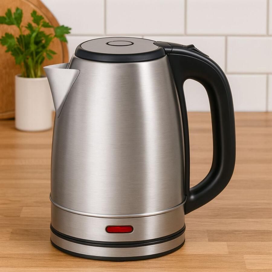 Alpina Waterkoker 1.7L Water Koker 2200W RVS 360° Draaibaar - Foto 2