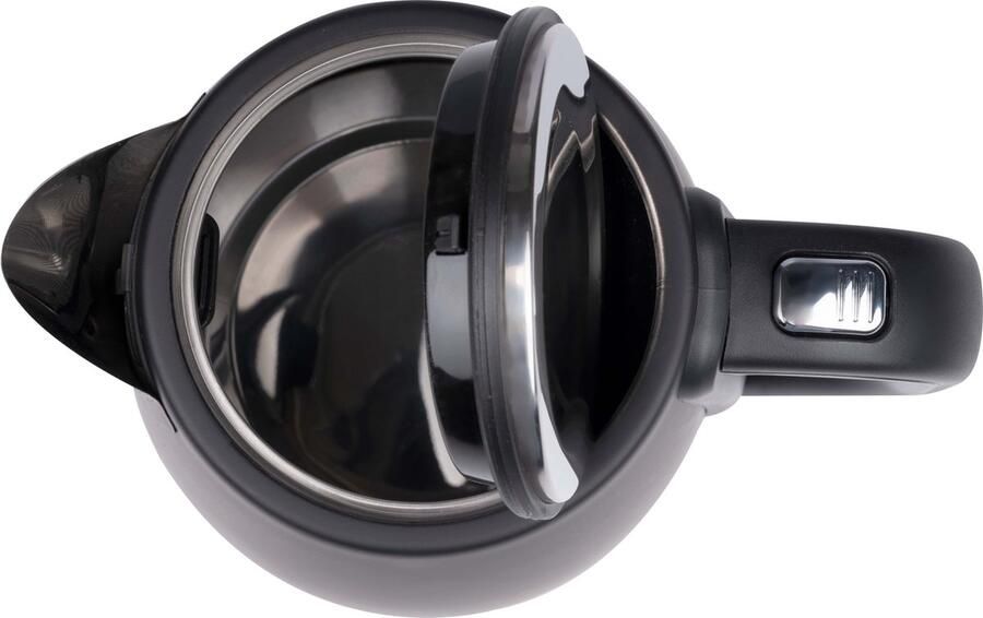 Alpina Waterkoker met Droogkookbeveiliging Transparante Waterpeilindicatie 1.7 L Theekoker Zwart 1850-2200W
