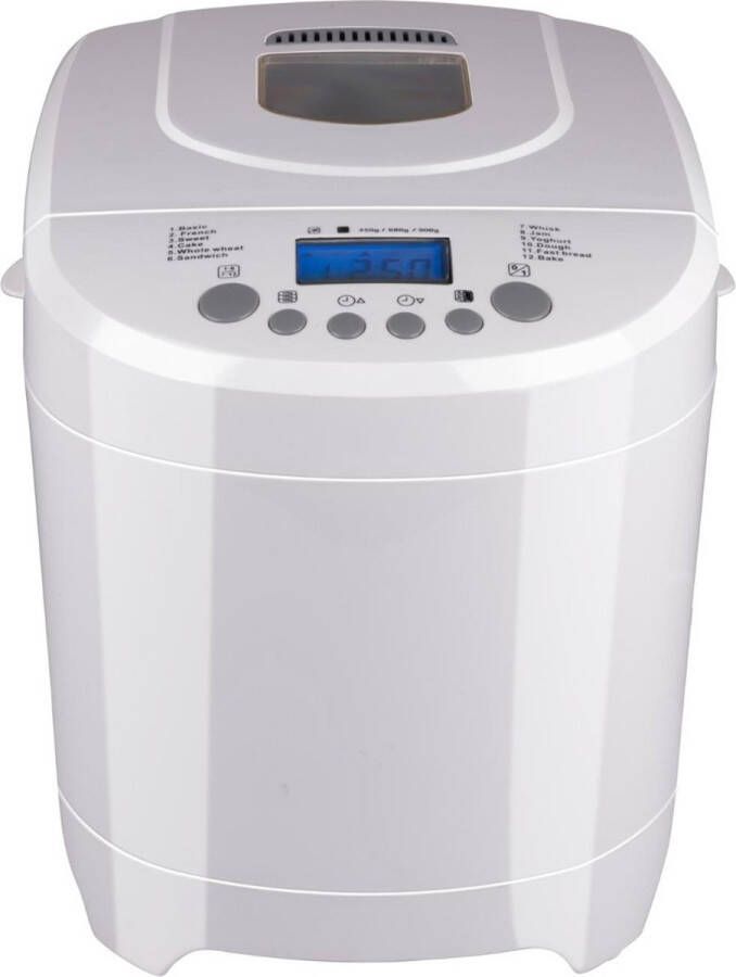 Alpina Broodbakmachine kleine tot grote Broden: 450-680-900 Gram Timer 12 Bakprogramma's ook voor Cake Jam en Ketchup 600W - Foto 2