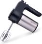 Alpina Elektrische Handmixer 230 V 6 Snelheidsstanden Elektrische Mixer 400 W 2 Gardes en 2 Deeghaken met Opbergstandaard Keukenmixer ABS RVS Zwart - Thumbnail 2