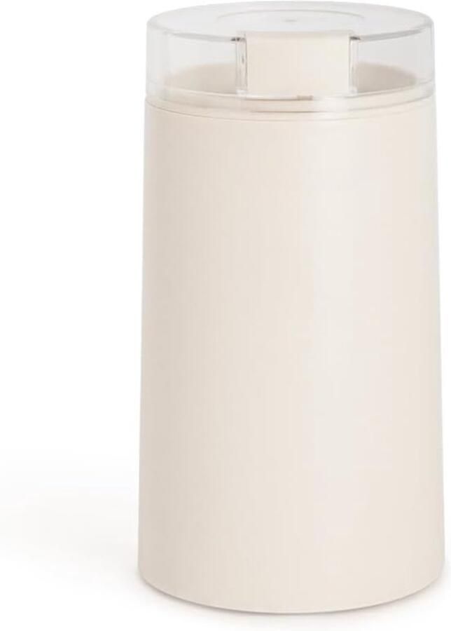 AMA Coffee Grinder Coffee Molen Koffie Grinder 50 Gram Modern 11x11x18cm Crèmewit