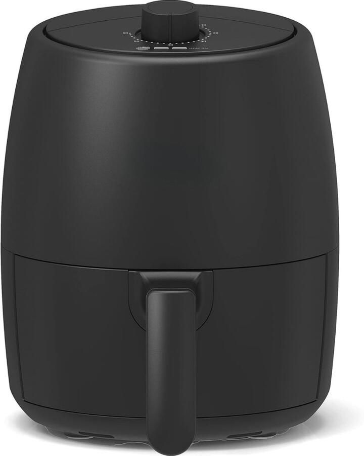 AMA Mini Airfryer Heteluchtfriteuse Airfryer Zwart 21.2x28x27cm