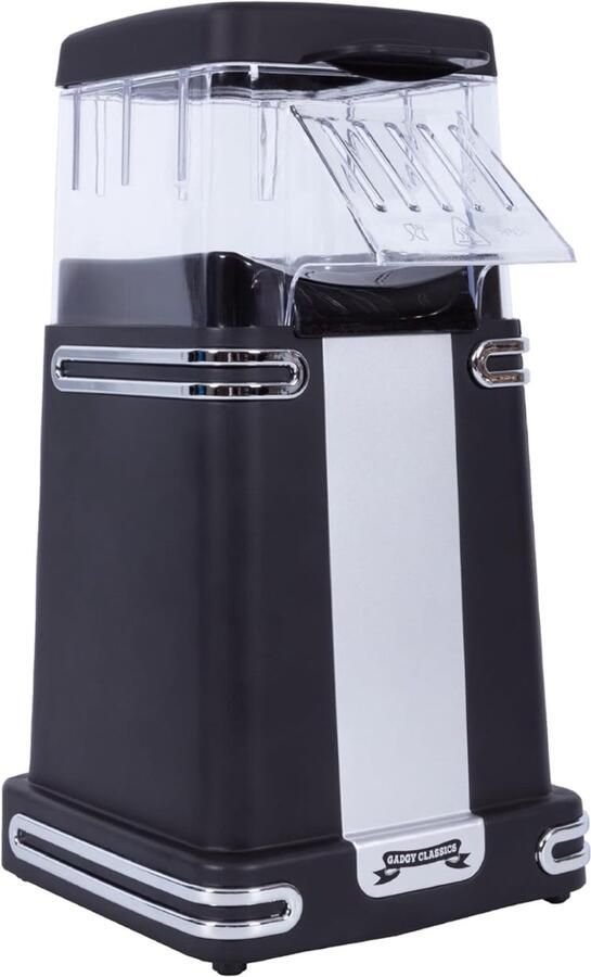 AMA Popcorn Machine Popcorn maker Popcornmais Machine Zwart 14x26x14cm