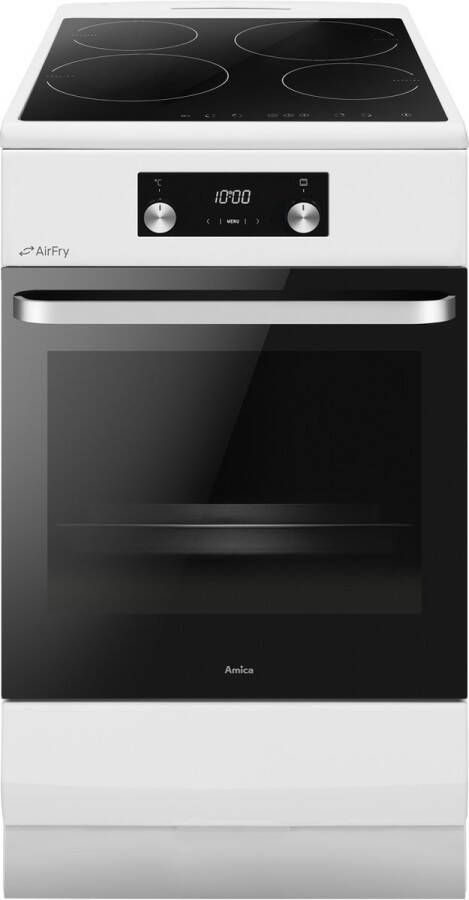 Amica ACI605RB Inductiefornuis 50 cm breed Katalyse -65 L Klasse A Wit