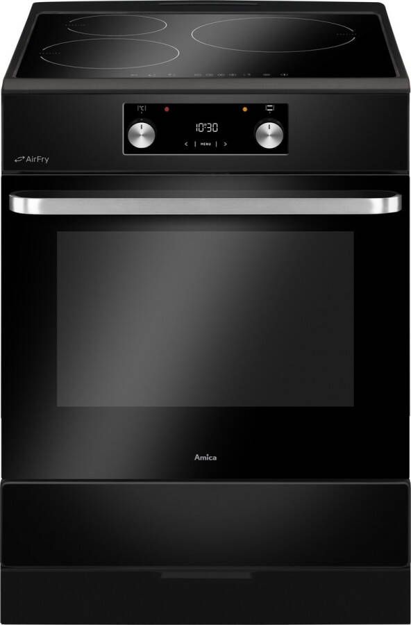 Amica ACI7007RN Inductiefornuis 3 zones Airfry Pyrolyse 11 ovenfuncties