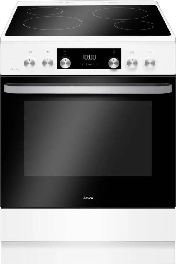 Amica ACV7005RB met aangesloten 2 Fase Perilex stekkerkabel Vitrokeramisch Fornuis met Airfry 60cm breed