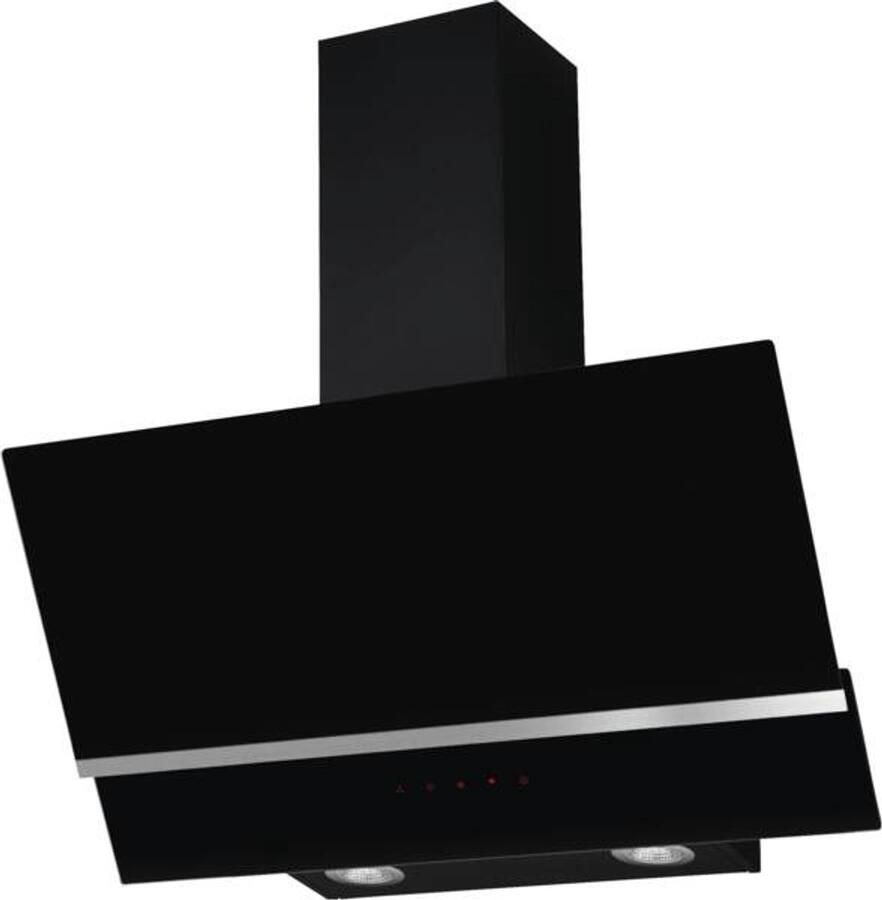 Amica KHF 604 611 S Afzuigkap Zwart Schuin 90 cm