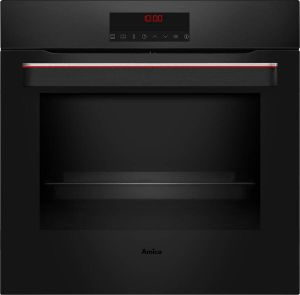 Amica ED57589BA+ Q-TYPE PYRO Inbouwoven XXL 77 L Matzwart