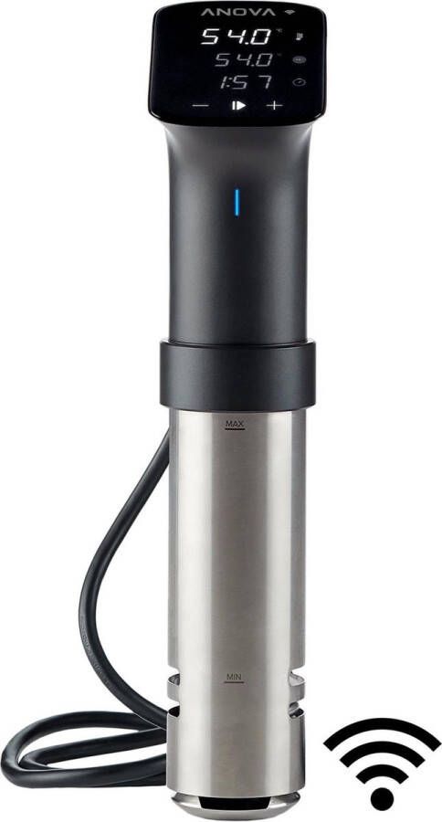 Anova Precision Cooker Pro Sous Vide Precisiekoker (1800W) – Nauwkeurige Temp. Controle tot 0 5ºC LCD Touch met Wi-Fi en de app 12L Capaciteit Verwarmt tot 92ºC