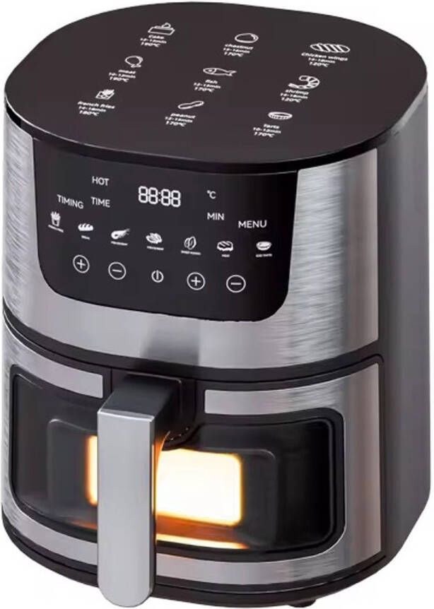 Antronic OEM ODM Electric 7 L Oil Free Air Fryer With Viewing Window Home Use Portable Smart Digital Commercial Air Fryers for Kitchen