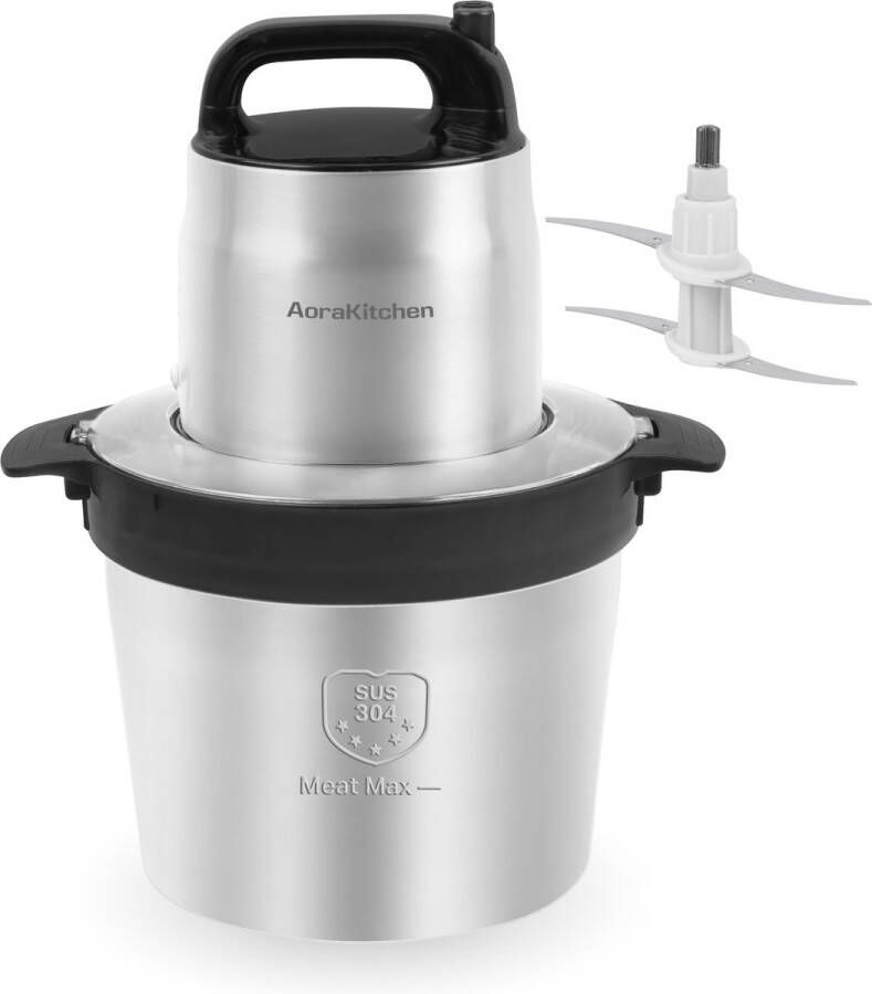 AoraKitchen Hakmolen 5 Liter 2 Snelheden 2000W Chopper