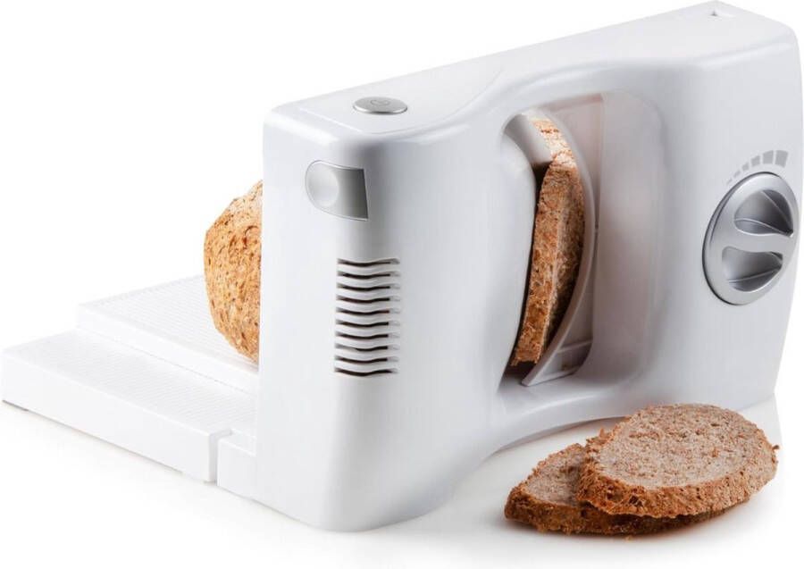 ApexArte Broodsnijmachine Elektrisch Broodmes Broodsnijder Wit - Foto 2