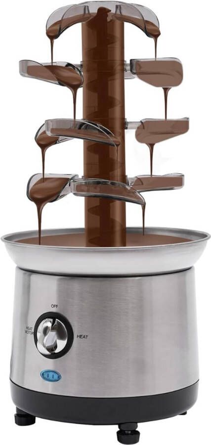 ApexArte Chocoladefontein Chocoladefondue Zilver