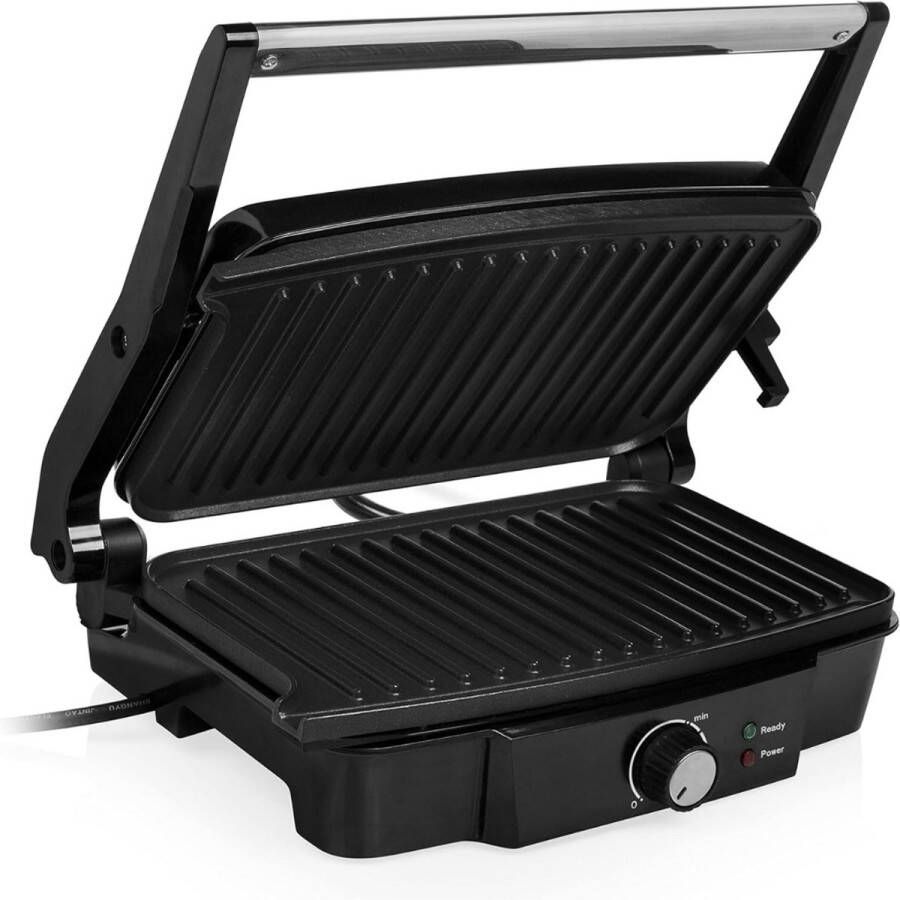 Zwart ApexArte Contactgrill Tosti Apparaat Tosti-ijzers Panini Grill