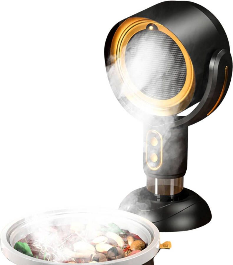 ApexArte Draagbare Afzuigkap Keuken Mini Luchtreiniger Extra Sterke Zuigkracht