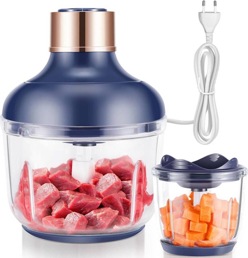 ApexArte Elektrische Groentesnijder Multifunctioneel Vleesmolen Gehaktmolen Uiensnijder