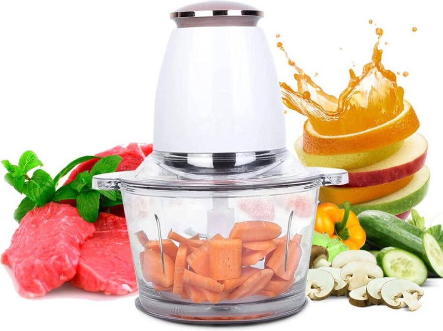 ApexArte Elektrische Groentesnijder Multifunctioneel Vleesmolen Gehaktmolen Uiensnijder