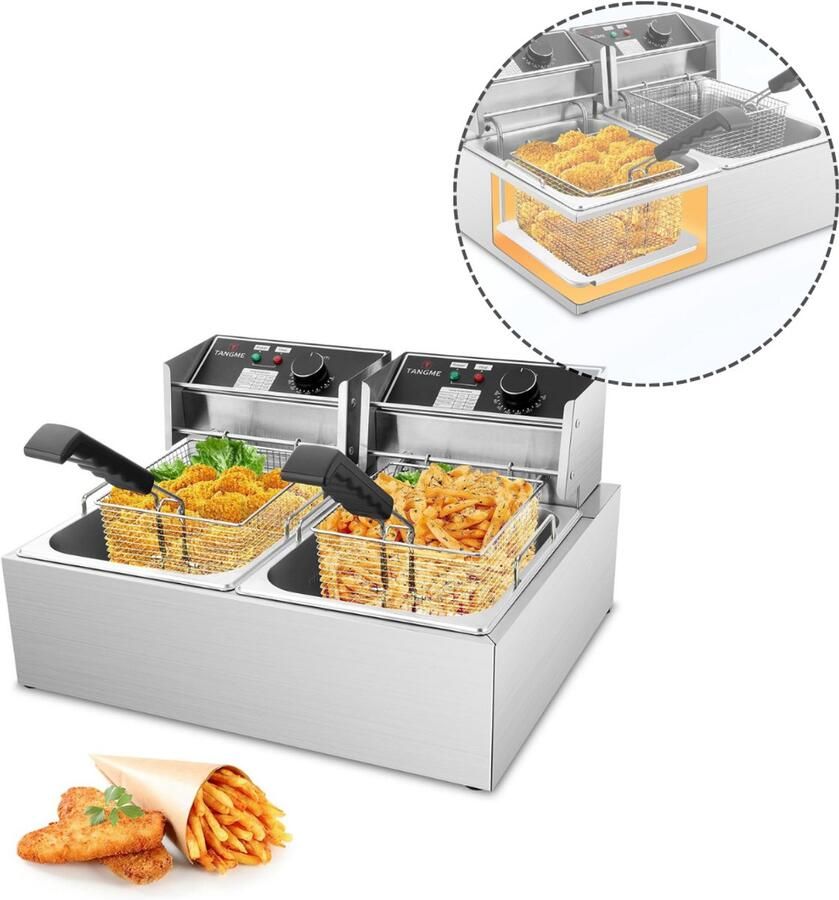 ApexArte Frituurpan Friteuse Frituurketel