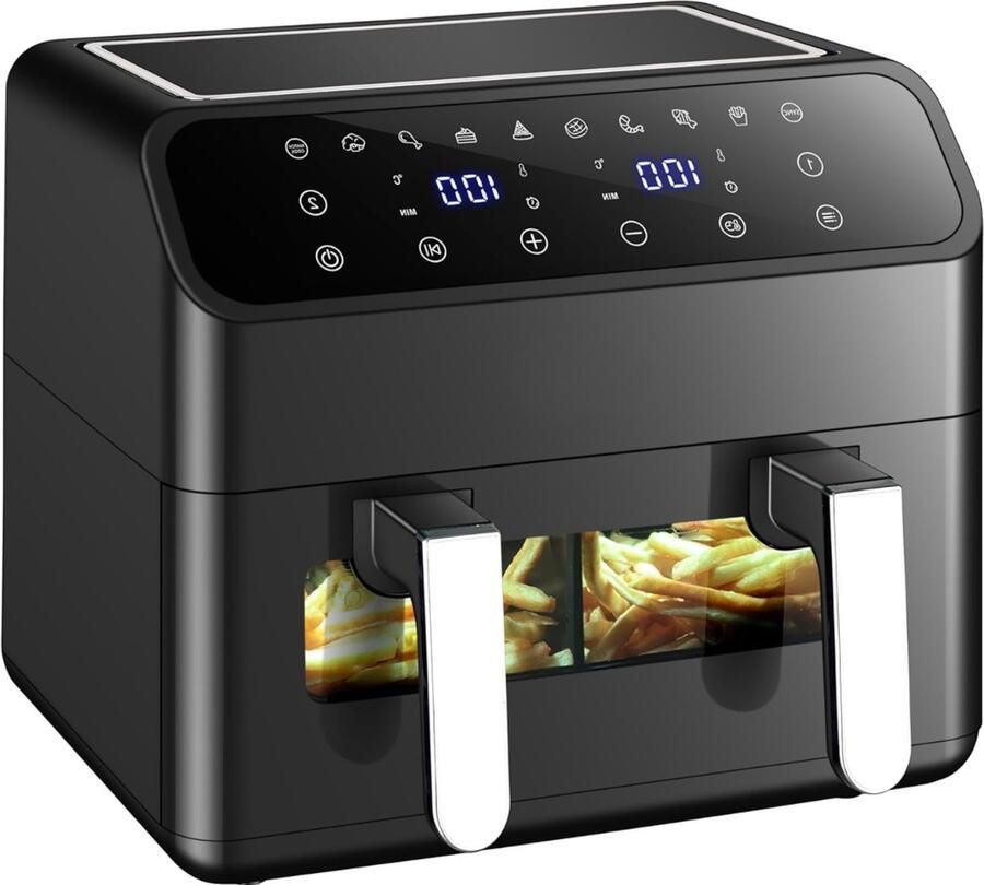 ApexArte Heteluchtoven Oven Airfryer Oven Zwart