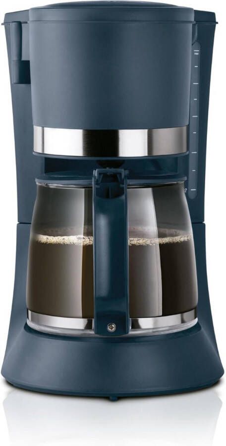 ApexArte Koffiezetapparaat met Thermoskan Koffiemachines Zwart en Grijs