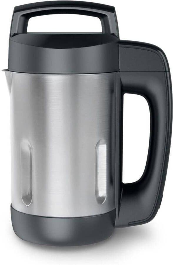 ApexArte Soepmaker Blender Sojamelk Maker Zwart en Grijs